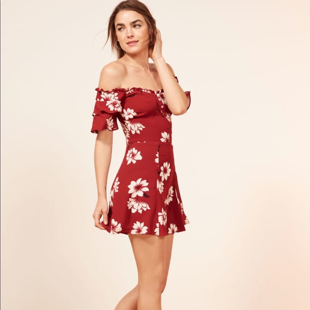 Reformation Petites Diana Dress (color: freddie)